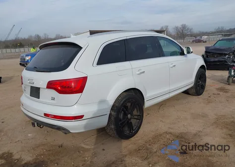 2012 Audi Q7 3.0 Tdi Premium from USA, damaged, VIN WA1LMAFE0CD005409